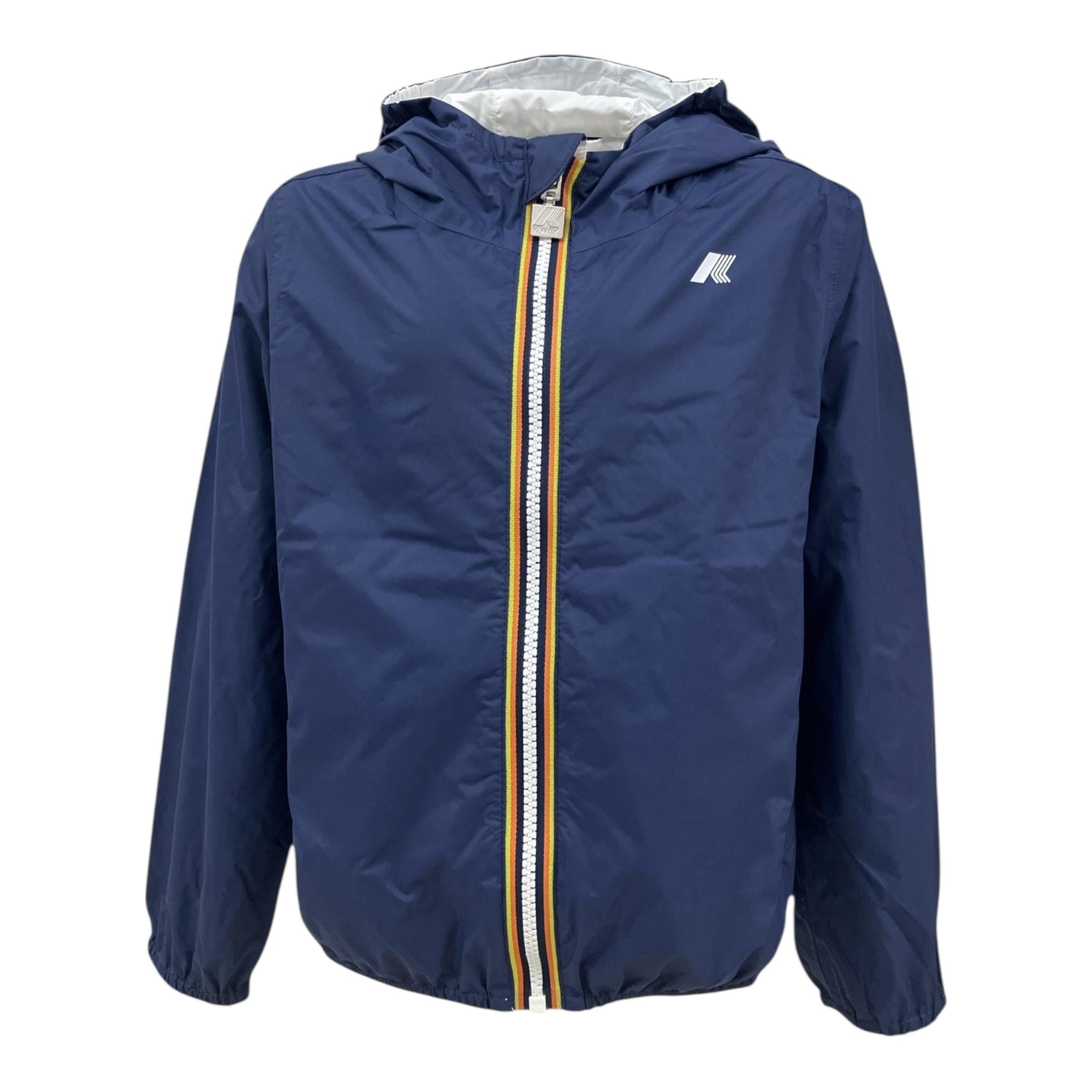 K-Way Giubbino Reversibile Bicolore per Bambino K61314WX BLU/BIANCO K-WAY 