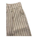 Please Bermuda Fantasia A Righe Beige Per Neonato