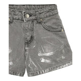 Iceberg Short Tinta Unita In Denim con Girovita Regolabile per Bambina SHICE51599J GRIGIO ICEBERG 