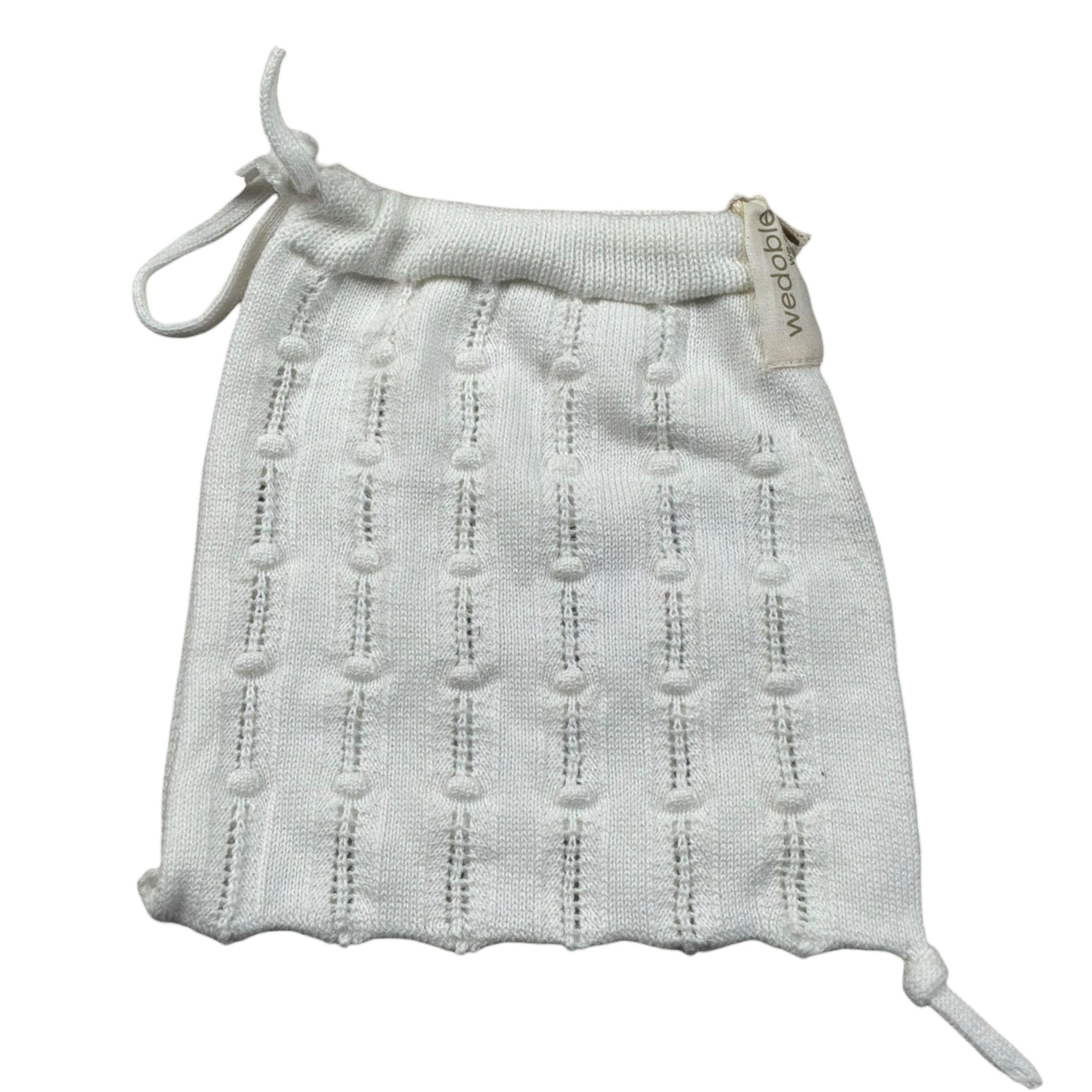 Wedoble Sacca Accessori Tinta Unita per Neonata V2401360A BIANCO WEDOBLE 