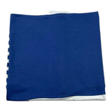 Lalalu' Coperte Bicolore Ricamo Barca Panna/Blu Per Neonato