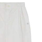 Dou Dou Pantalone Tinta Unita con Elastico In Vita per Bambina DW6P61X BIANCO DOU DOU 