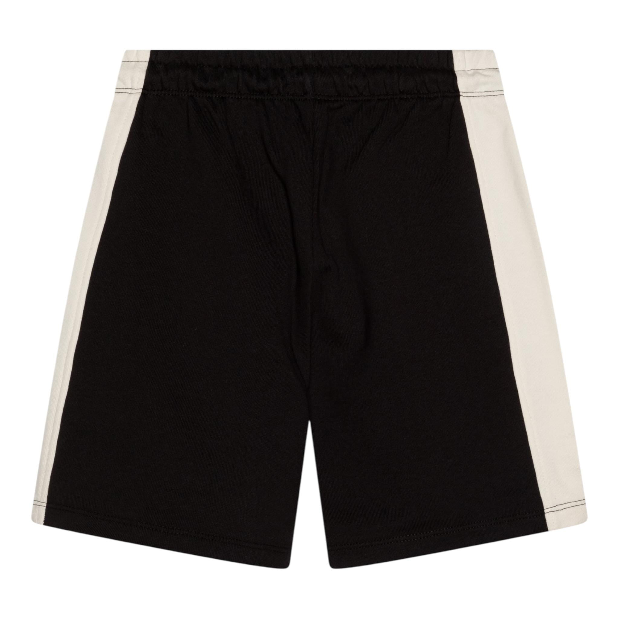 Calvin Klein Bermuda Tuta tinta unita con Logo Nero per Bambino IB0IB02433 NERO CALVIN KLEIN 