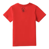 I Do T-Shirt Girocollo Tinta Unita con Stampa per Bambino 4B456 ROSSO I DO 