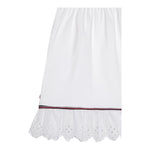 Tommy Hilfiger Abito Firocollo Tinta Unita con Ricami per Neonata KN0KN02046 BIANCO TOMMY HILFIGER 