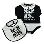 John Richmond Body Manica Lunga Tinta Unita con Cappello per Neonato RLP26002TUU NERO JOHN RICHMOND 