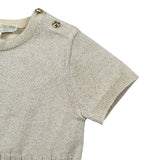 Michael Kors Abito Mezza Manica tinta unita Oro per Neonata R30310 ORO MICHAEL KORS 