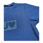Liu Jo T-Shirt Tinta Unita con Brillantini per Bambina KA5095JXXXX BLU LIU JO 