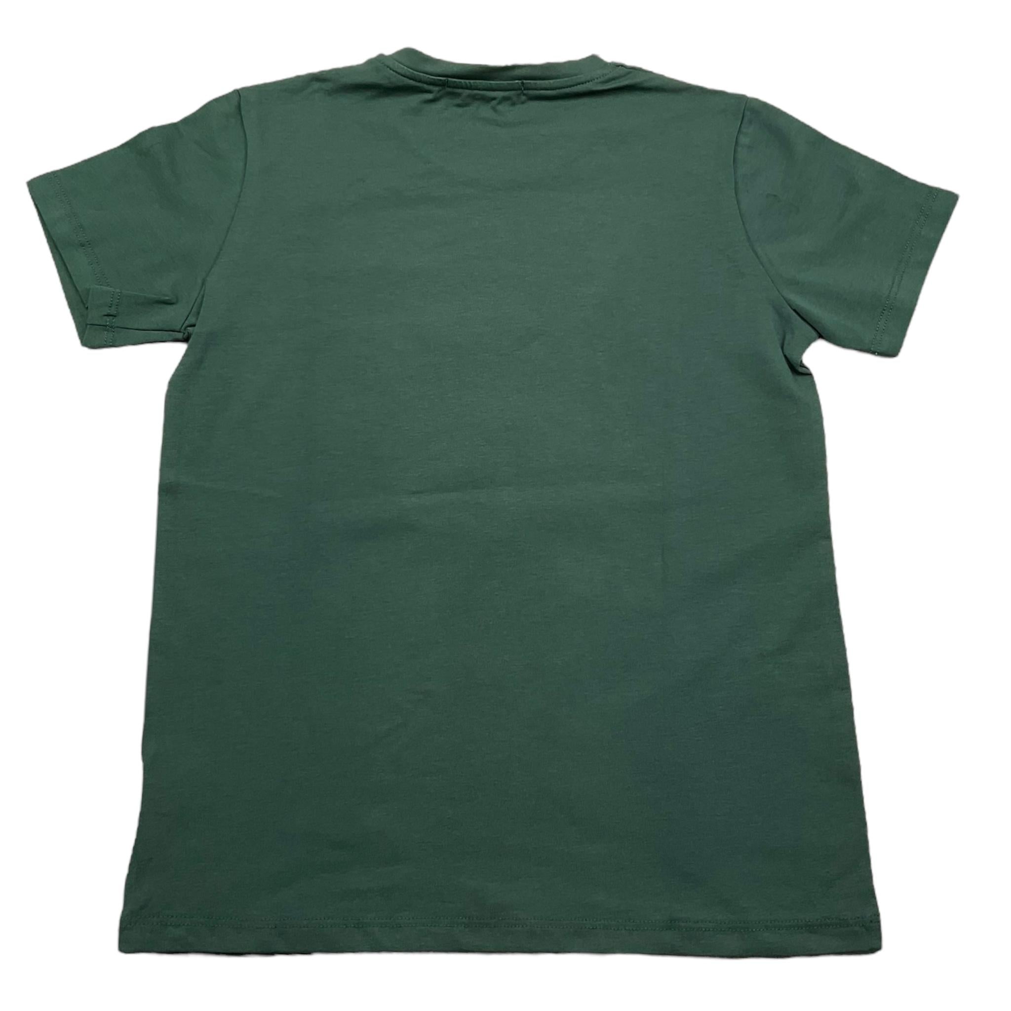 MOUSSE t-shirt girocollo tinta unita con stampa mario Verde per Neonato HKTS368G VERDE MOUSSE 