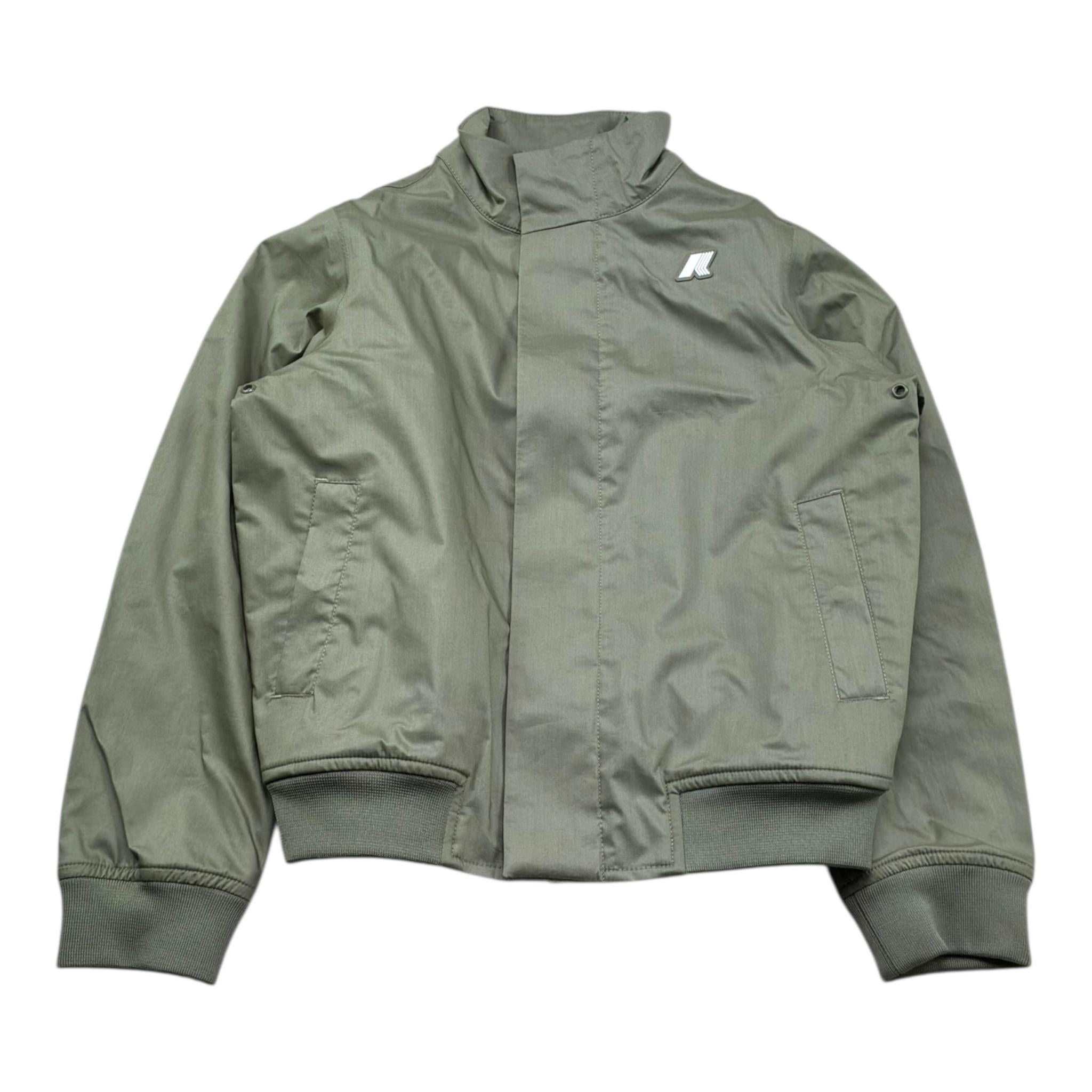 K-Way Giubbino Tinta Unita con Zip per Bambino K2134BW VERDE K-WAY 