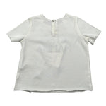 Zhoe & Tobiah T-Shirt Girocollo Tinta Unita con Stampa per Neonato BSE9B PANNA ZHOE & TOBIAH 