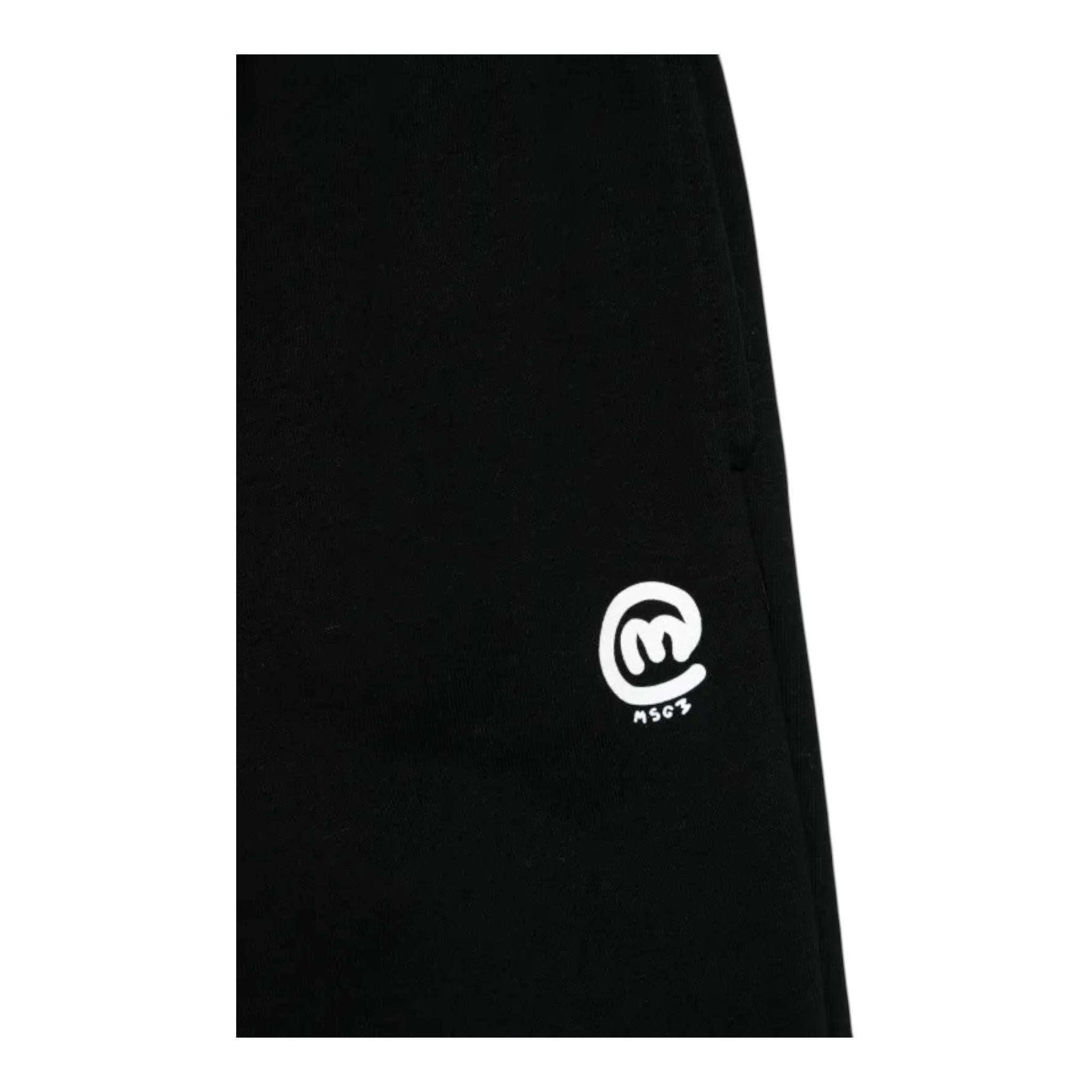 Msgm Pantalone Tuta Tinta Unita con Logo per Bambino S5MSJBFP311 NERO MSGM 