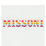 Missoni T-Shirt Tinta Unita Con Stampa Bianco Per Bambina