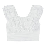 Fun & Fun Completo 2 Pezzi Top-Gonna Tinta Unita per Bambina FNCJSK00984 BIANCO FUN & FUN 
