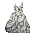 Xacus Abito Bretelline Tinta Unita con Stampe per Bambina 05562 PANNA XACUS 