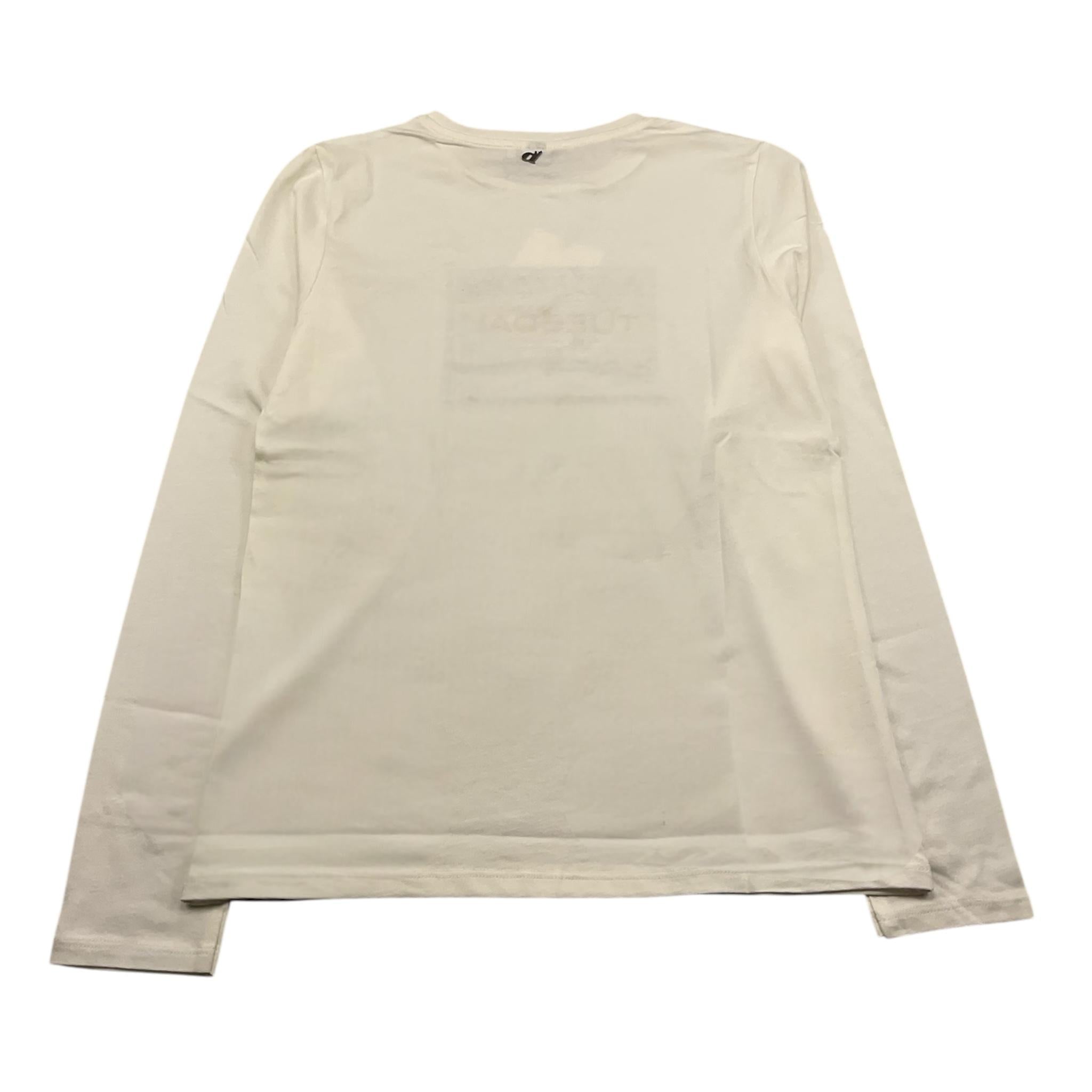 DIXIE shirt girocollo tinta unita cn stampa Panna per Bambina LB43030G56 PANNA DIXIE 