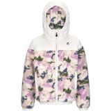 K-WAY giubbino fantasia pelliccia con cappuccio Panna per Bambina K7123GW PANNA K-WAY 