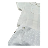 Paz Rodriguez Completo 2 Pezzi Camicia-Culote per Neonata 006151565 BIANCO PAZ RODRIGUEZ 