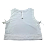 Please Top Giromanica Tinta Unita per Bambina CC89300G72 BIANCO PLEASE 