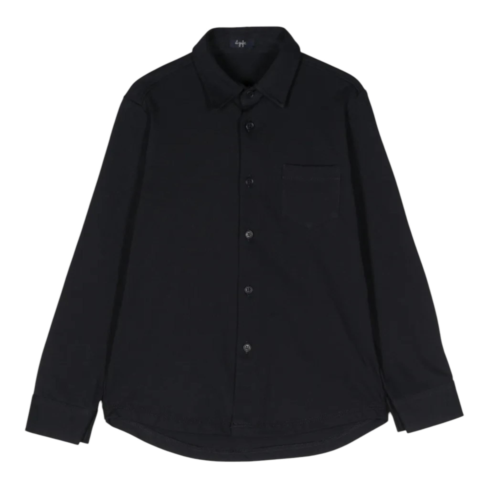 IL GUFO camicia tinta unita con taschino Blu per Neonato COACL049MF002 BLU IL GUFO 