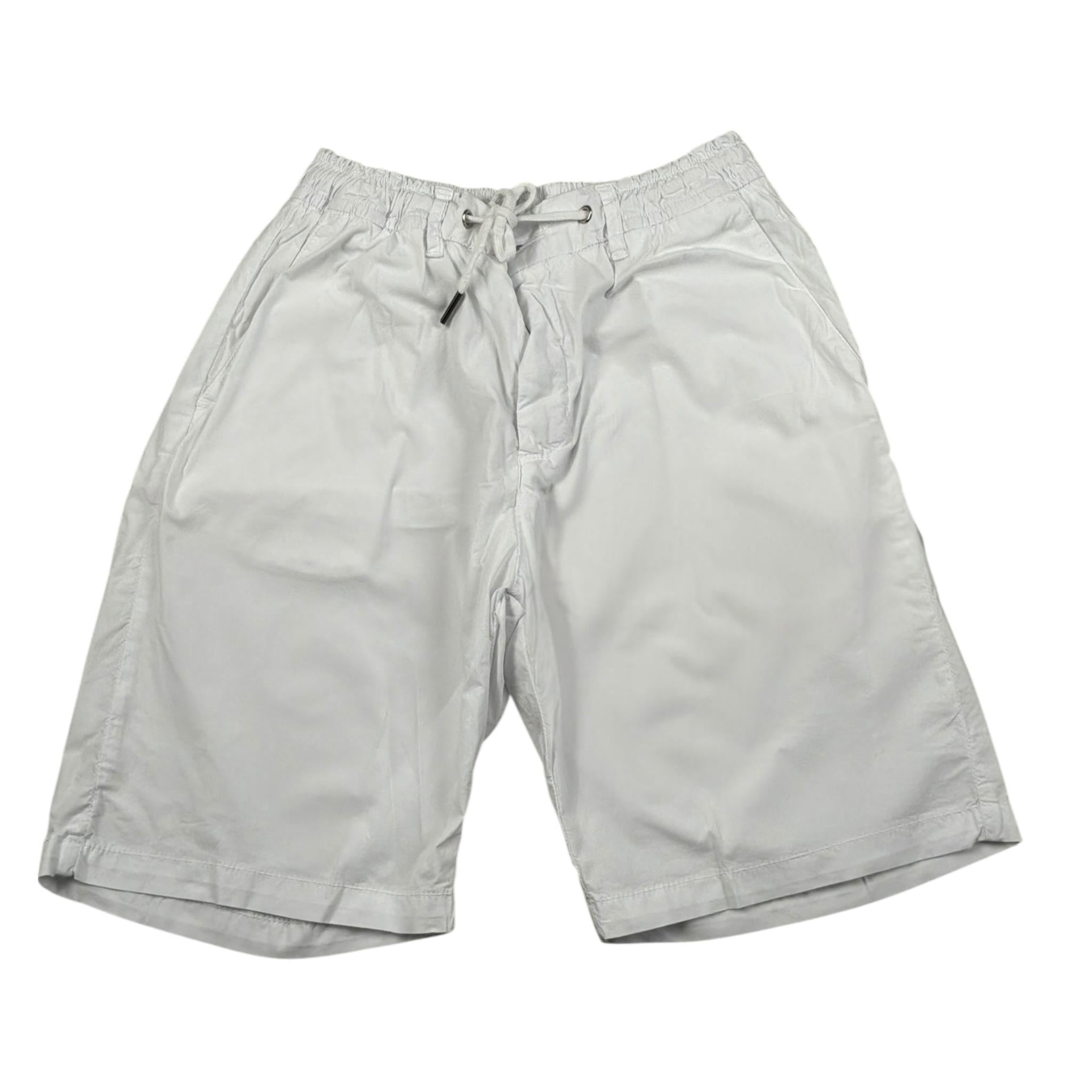 Jeckerson Bermuda Tinta Unita con Elastico In Vita per Bambino J3858 BIANCO JECKERSON 