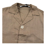 I'M Brian Camicia Mezza Manica Tinta Unita per Neonato CA3283JN MARRONE I'M BRIAN 