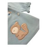 MAYORAL abito tinta unita con ricami Azzurro per Neonata 2885X AZZURRO MAYORAL 