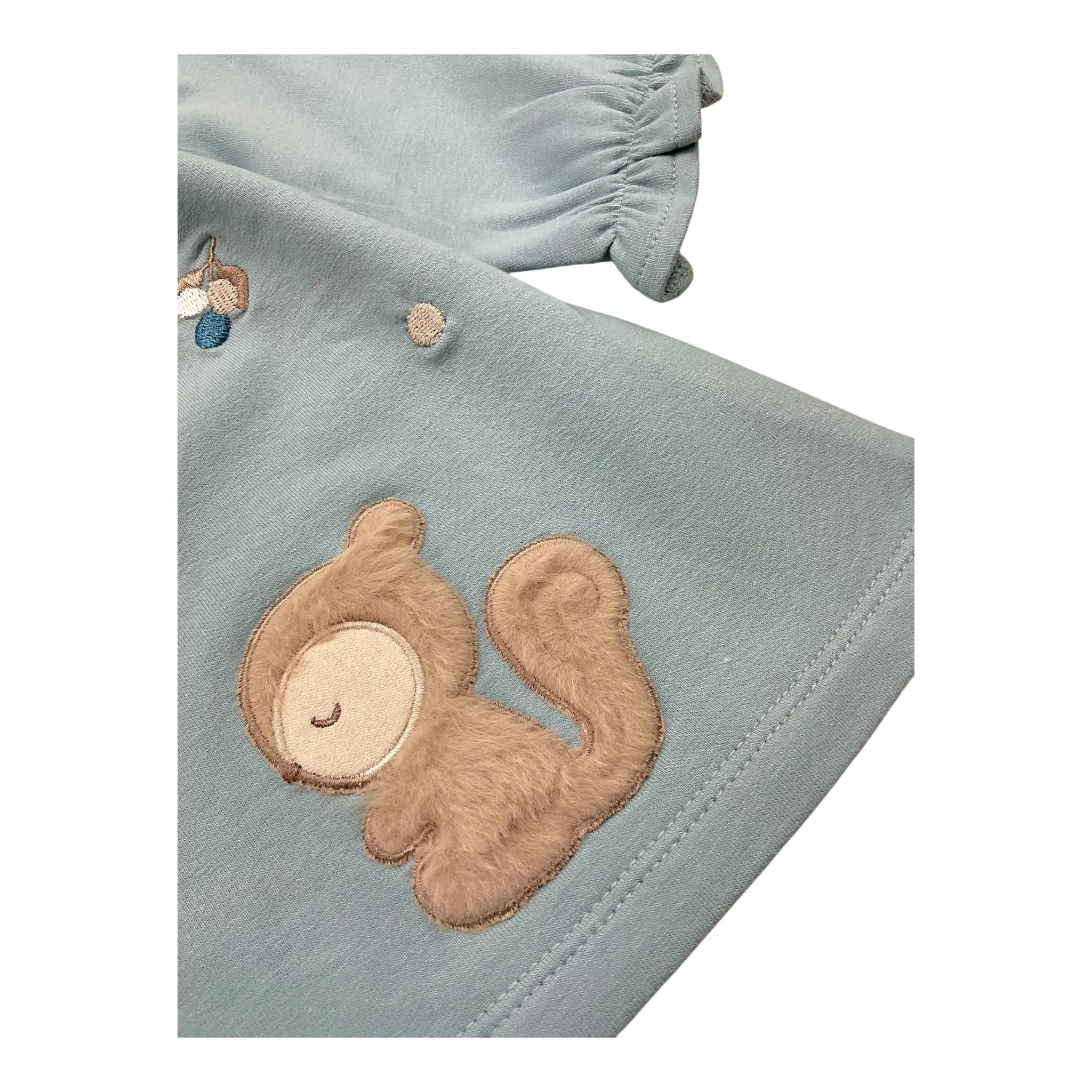 MAYORAL abito tinta unita con ricami Azzurro per Neonata 2885X AZZURRO MAYORAL 