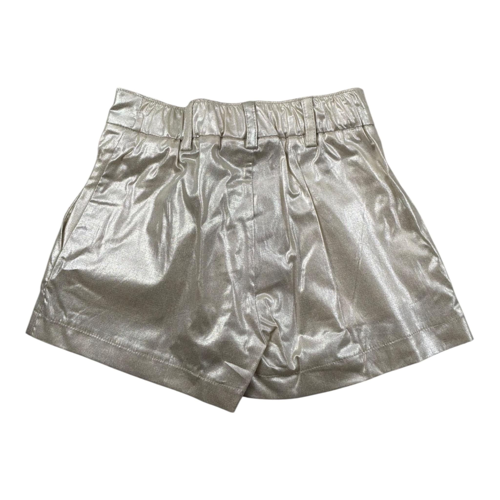 Miss Grant Short Tinta Unita con Elastico In Vita per Bambina MG1321 ORO MISS GRANT 