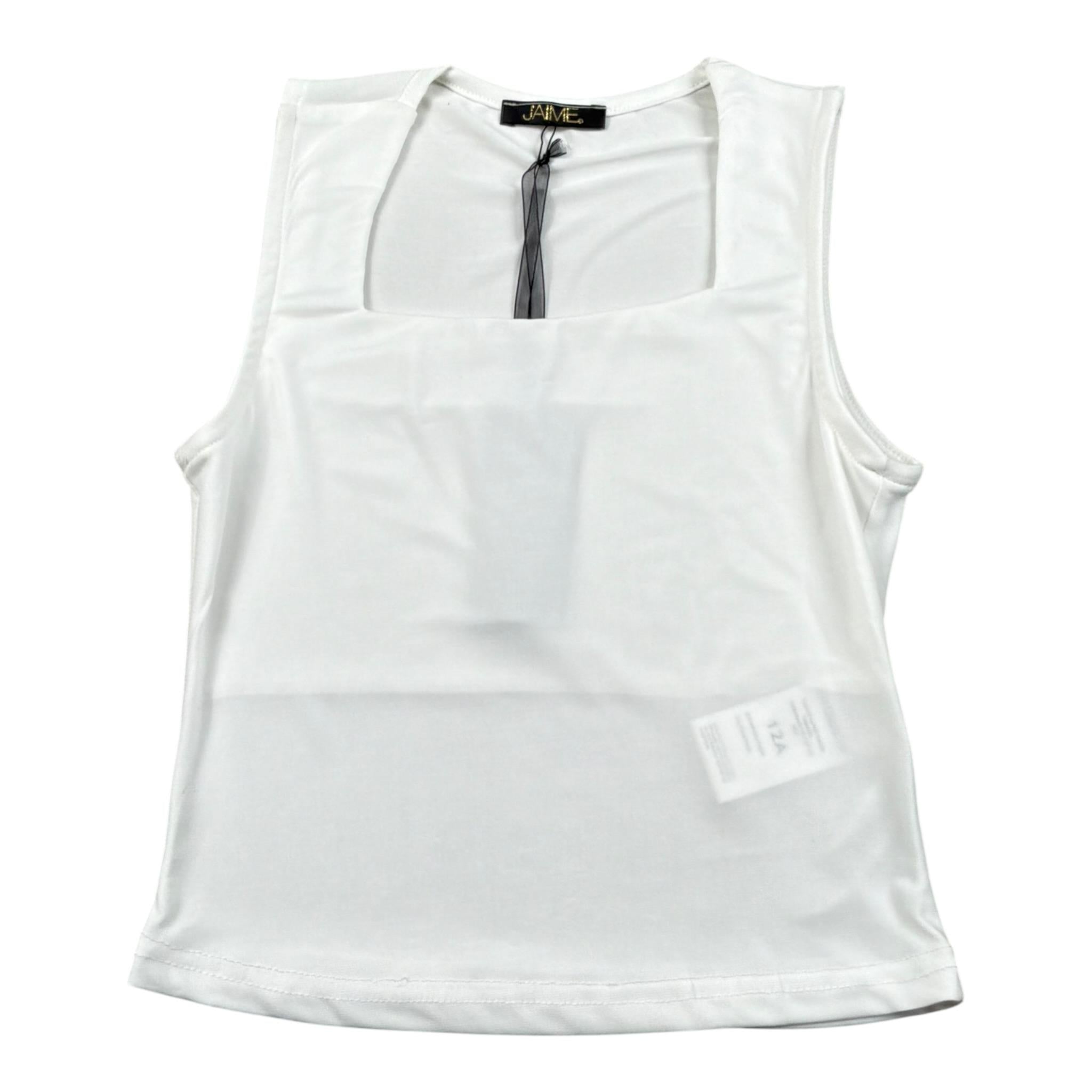 J'Aime' Canotta tinta unita Bianco per Bambina JG412525TP BIANCO J'AIME' 