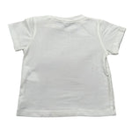 Le Bebe T-Shirt Girocollo Tinta Unita con Stampa per Neonato LBB5012 PANNA LE BEBE 