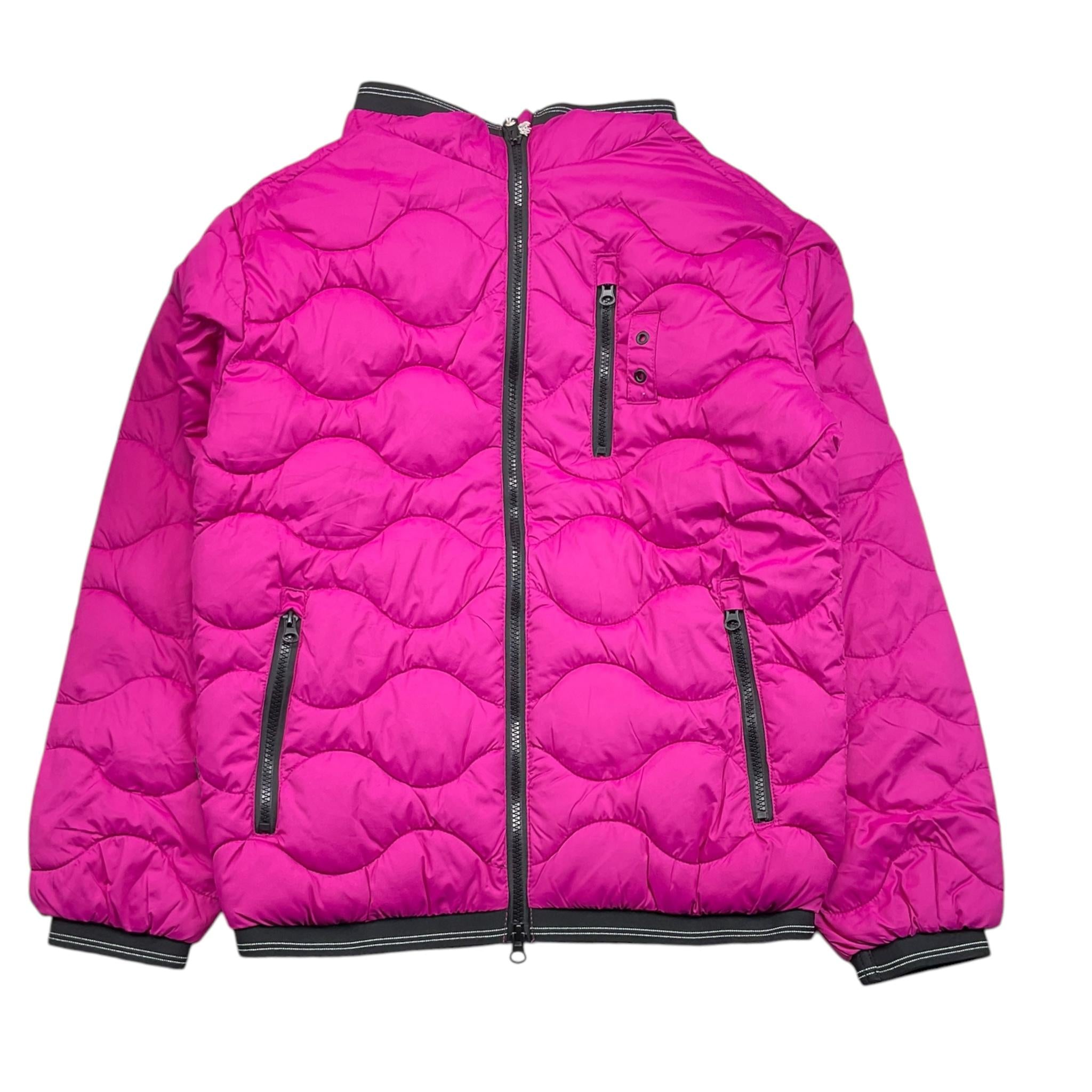 YOURS giubbino tinta unita con zip e cappuccio Fuxia per Bambina BY1809 FUXIA YOURS 