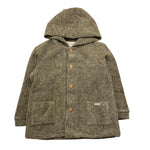 LALALU' cappotto in spugna tinta unita con cappuccio Verde per Bambino GIL11NJ VERDE LALALU' 