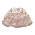 MAYORAL abito tinta unita con tulle e fantasia fiori Rosa per Neonata 2805X ROSA MAYORAL 