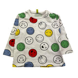 LOSAN shirt girocollo tinta unita con stampe in conrasto Bianco per Bambino 51030786041008J BIANCO LOSAN 