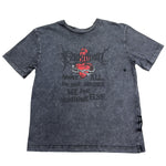 John Richmond T-Shirt Girocollo Tinta Unita con Stampa per Bambino RBP26175TS NERO JOHN RICHMOND 