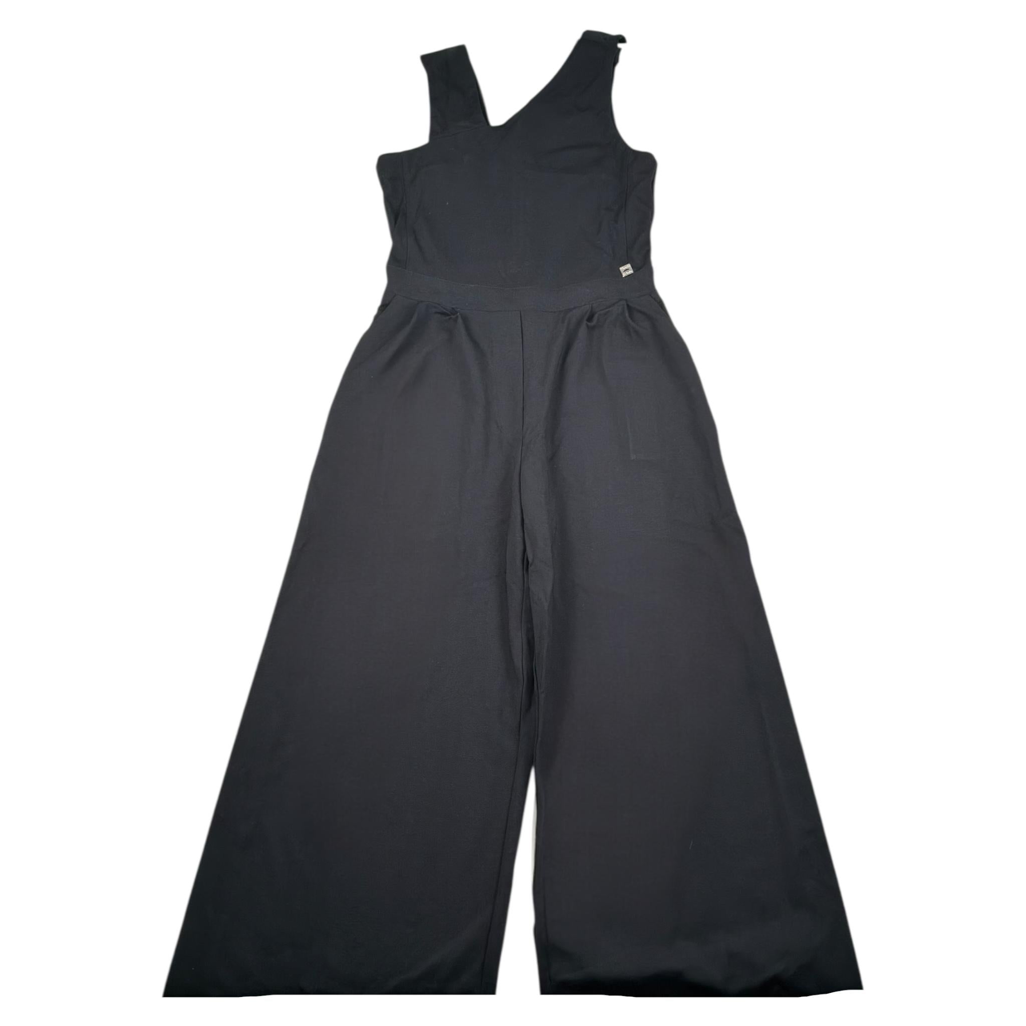 Manila Grace Tuta Intera Tinta Unita per Bambina 164AMJS25 NERO MANILA GRACE 