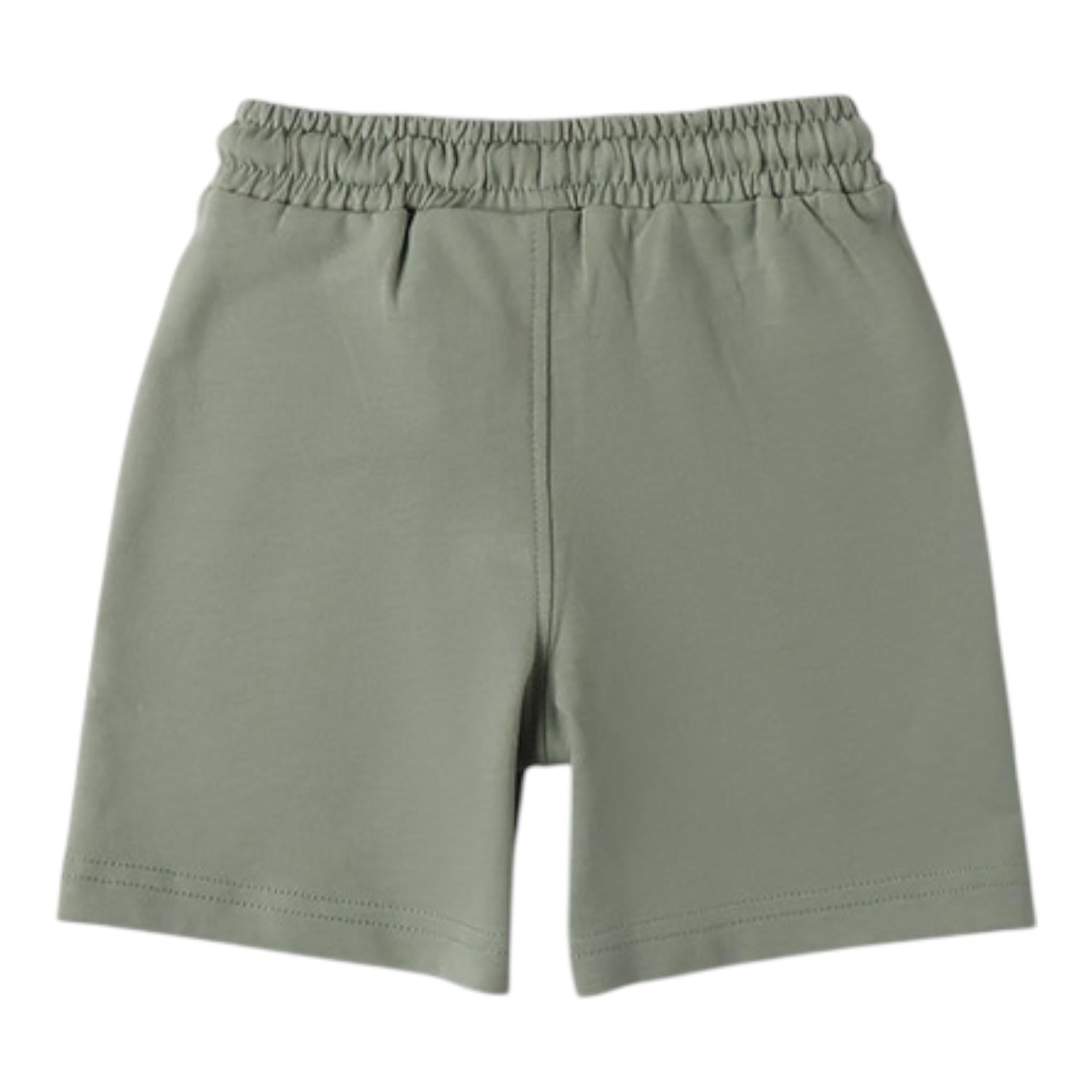 Sarabanda Bermuda Tinta Unita con Elastico In Vita per Bambino 0B155X VERDE SARABANDA 