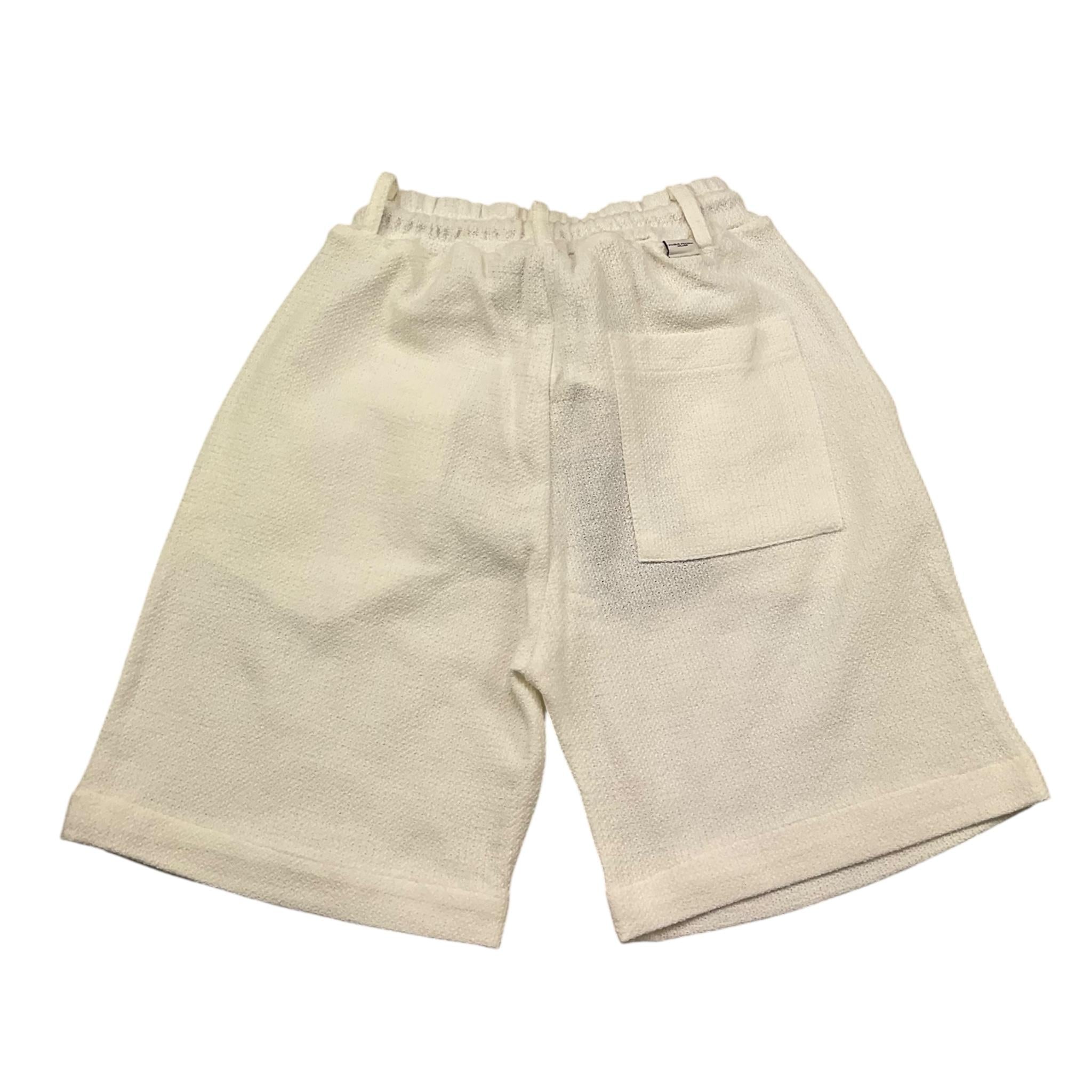 Paolo Pecora Bermuda Tinta Unita con Elastico In Vita per Bambino PP4021 BIANCO PAOLO PECORA 