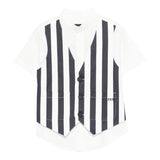 Fay Camicia Tinta Unita con Panciotto Incorporato Fantasia A Righe per Bambino FW5P41J BIANCO FAY 