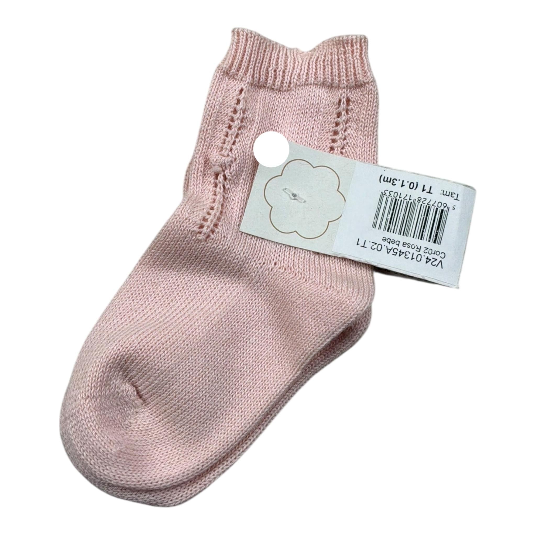 Wedoble Calzini Tinta Unita per Neonata V2401345A ROSA WEDOBLE 