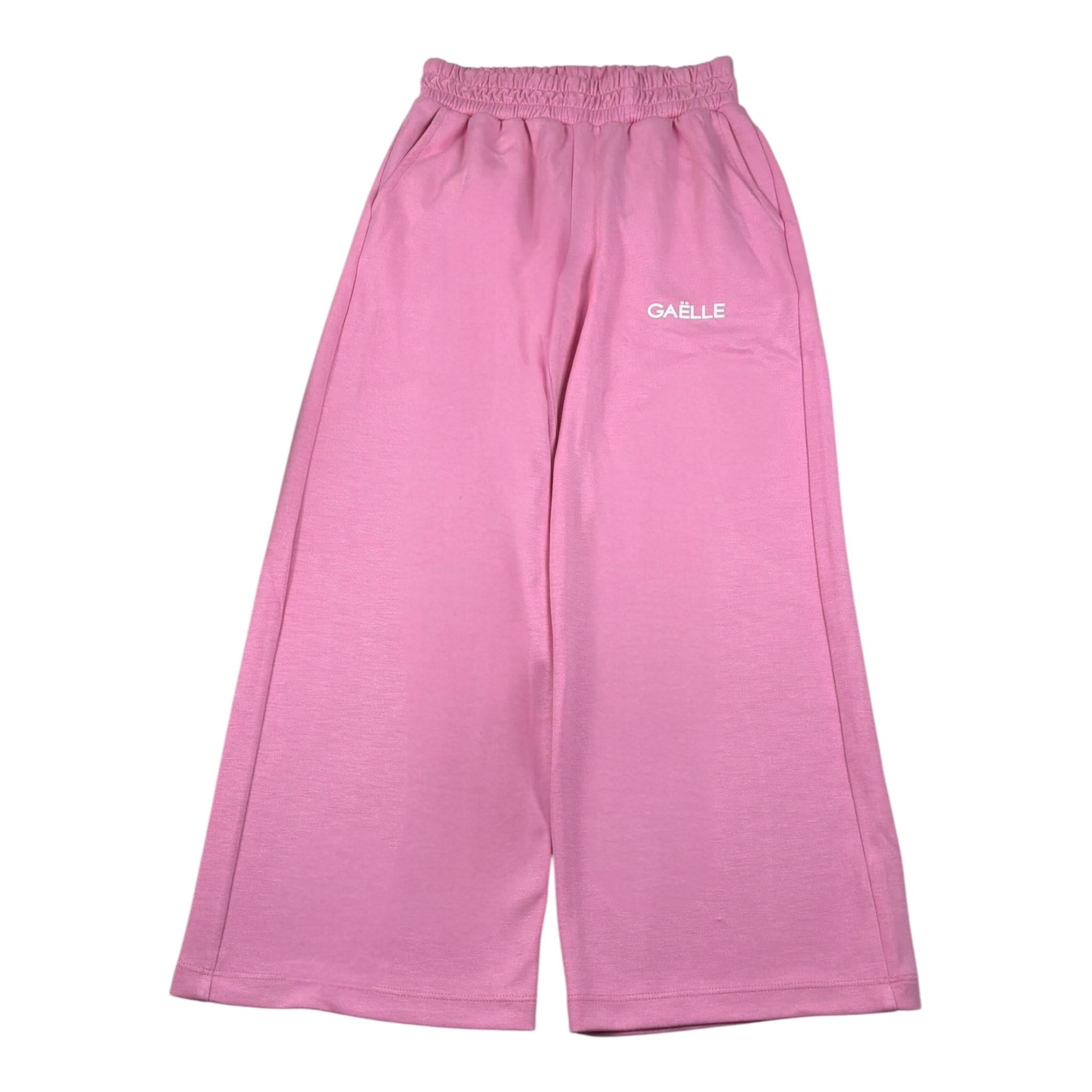 Gaelle Pantalone Modello Tuta tinta unita A Palazzo Rosa per Bambina 2745PF00501 ROSA GAELLE 