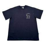 Il Gufo T-Shirt Girocollo Tinta Unita con Ricamo per Bambino P25TS479MF001 BLU IL GUFO 