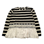 MONNALISA maglia fantasia a righe Bianco/nero per Bambina 176605 BIANCO/NERO MONNALISA 