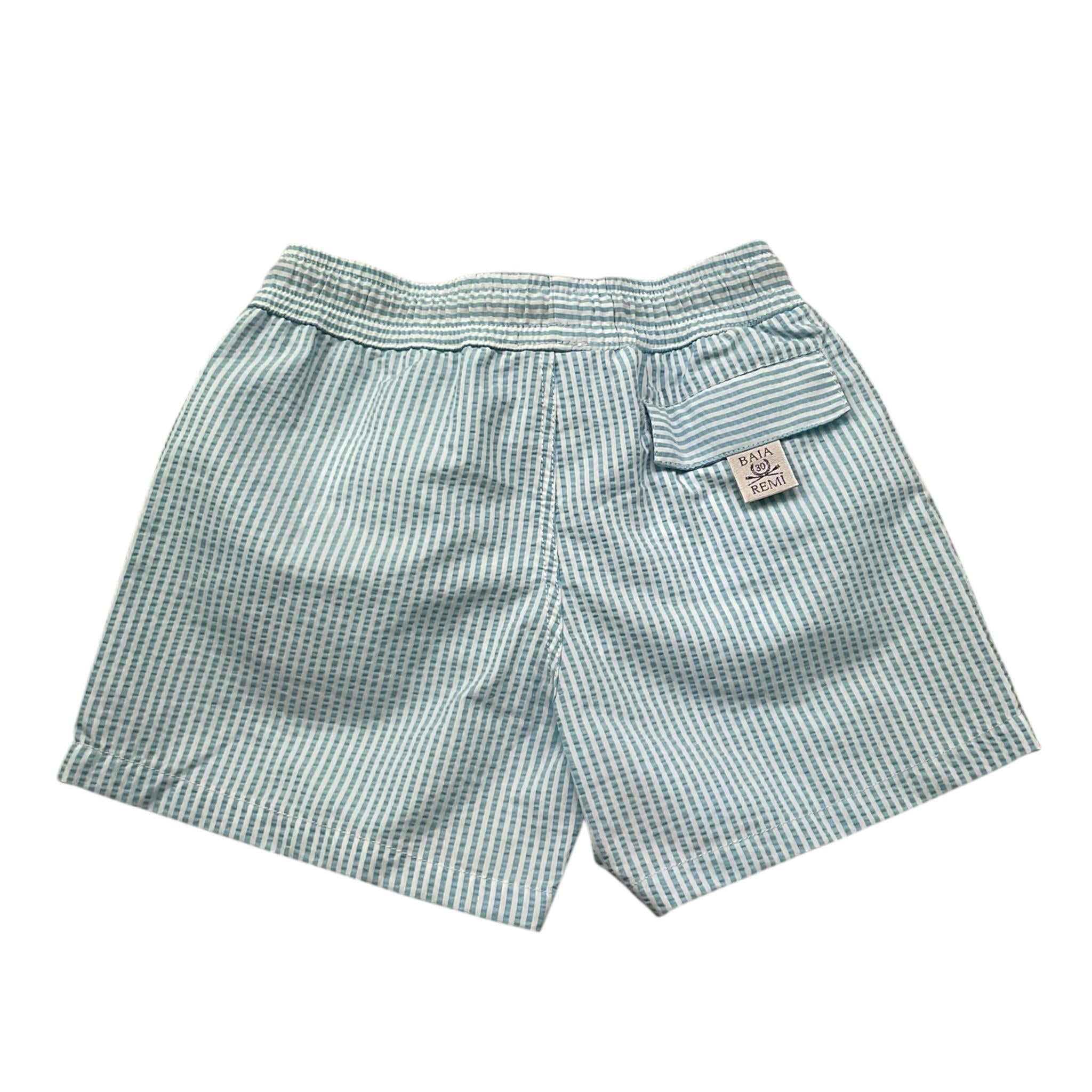 Baia30Remi Costume Fantasia A Righe per Bambino DATTILOO AZZURRO BAIA30REMI 