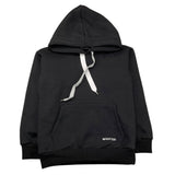 NEVER TOO felpa chiusa con cappuccio tinta unita con stampa in contrasto Nero per Bambino NT1724R NERO NEVER TOO 