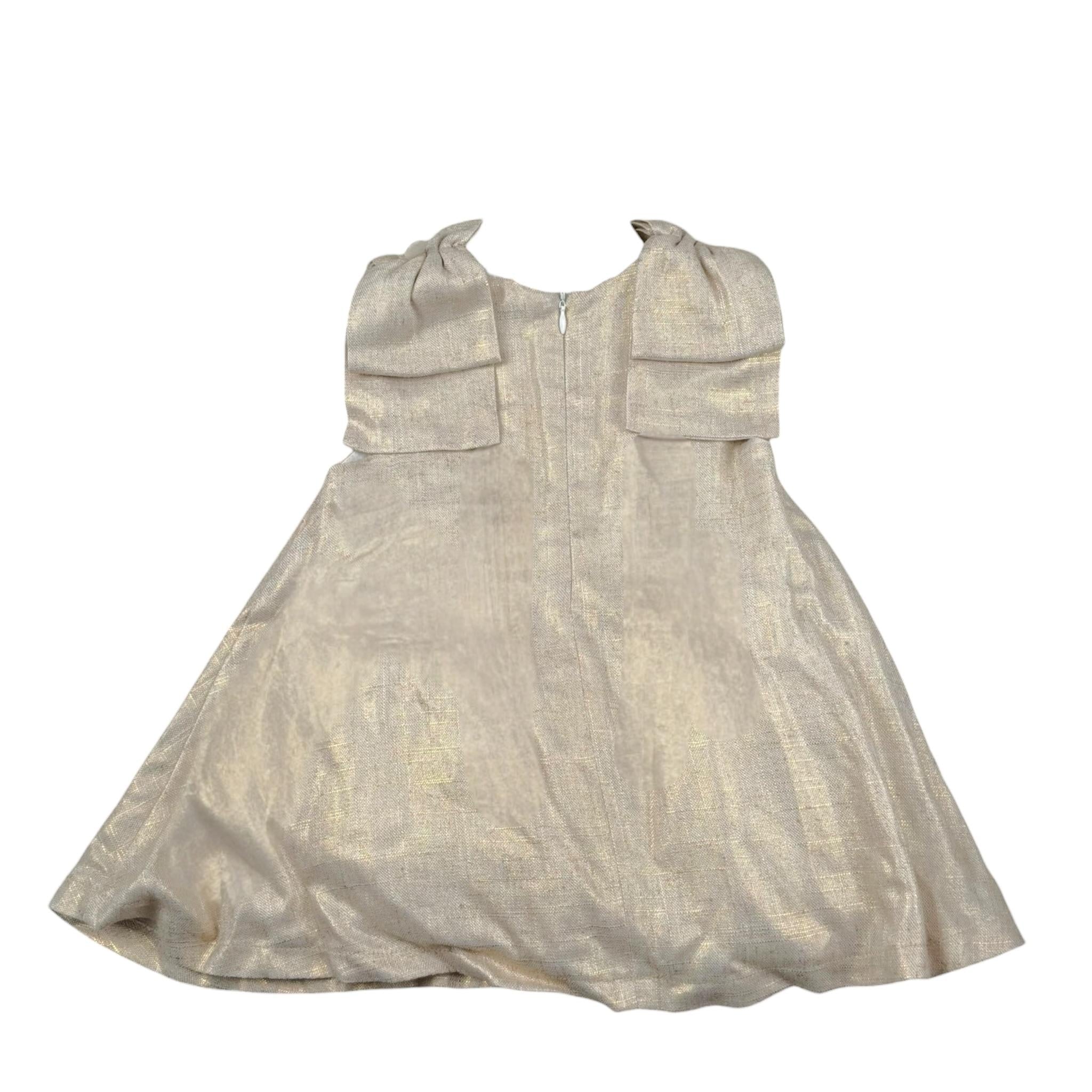 Le Bebe' Abito Tinta Unita Giromanica per Neonata LBG5309 BEIGE LE BEBE' 