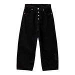 MAISON MARGIELA jeans tinta unita modello baggy Nero per Bambina M60451 NERO MAISON MARGIELA 