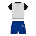 Guess Completo Tinta Unita 2 Pezzi T-Shirts-Bermuda per Neonato I5GG06K8HM4 BIANCO GUESS 