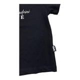Daniele Alessandrini T-Shirt Girocollo Tinta Unita Cn Stamapa Logo Nero per Neonato